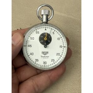 Heuer Stopwatch type Trackstar, 7 Jewels Good Condition